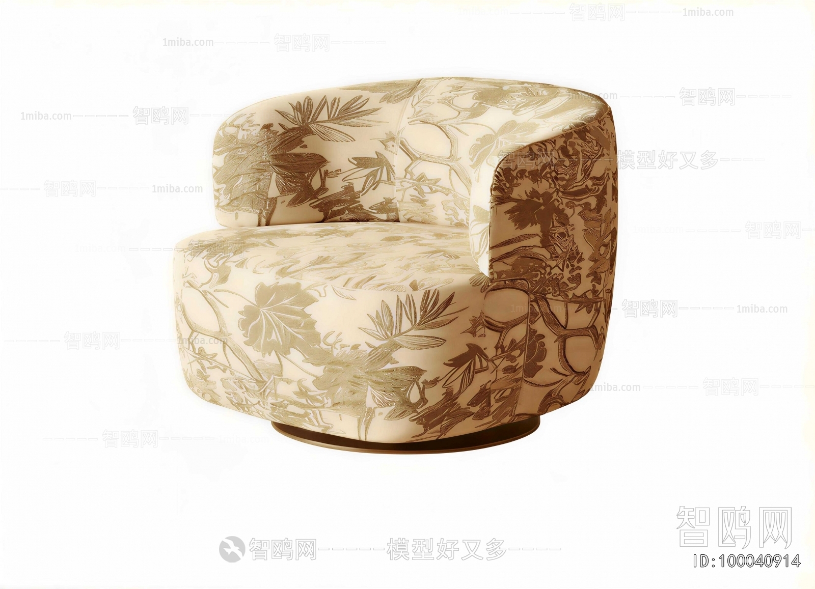 French Style Single Sofa