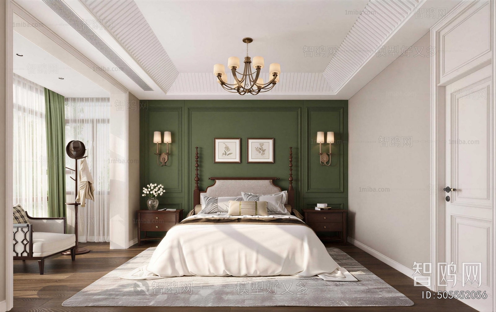 American Style Bedroom