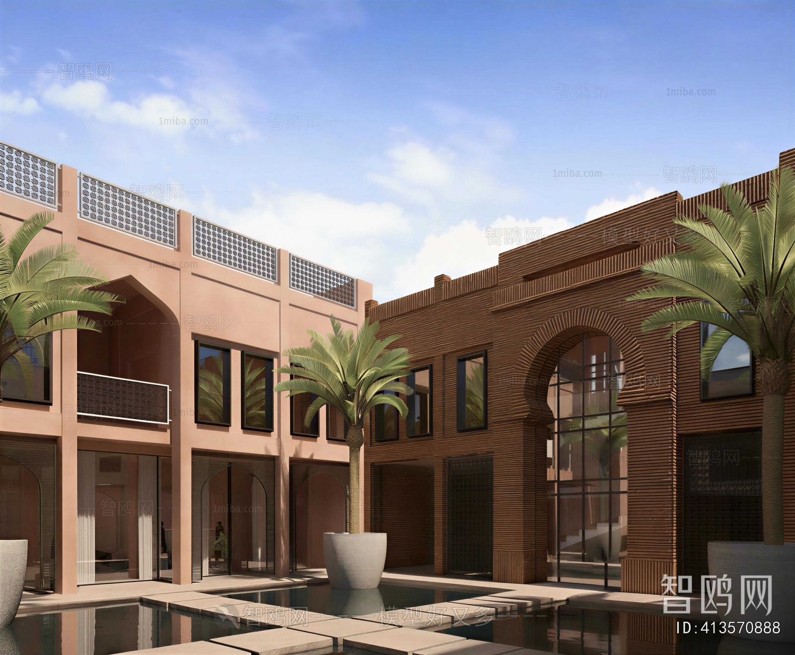 Modern Courtyard/landscape