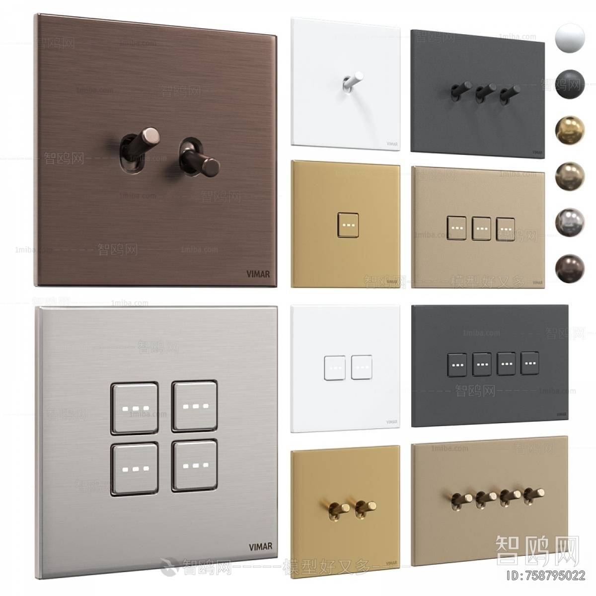 Modern Switch Socket Panel