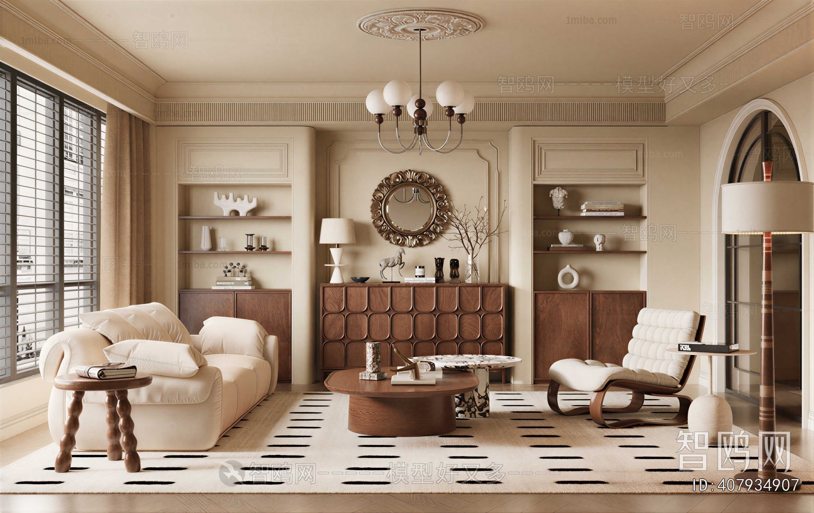 French Style A Living Room