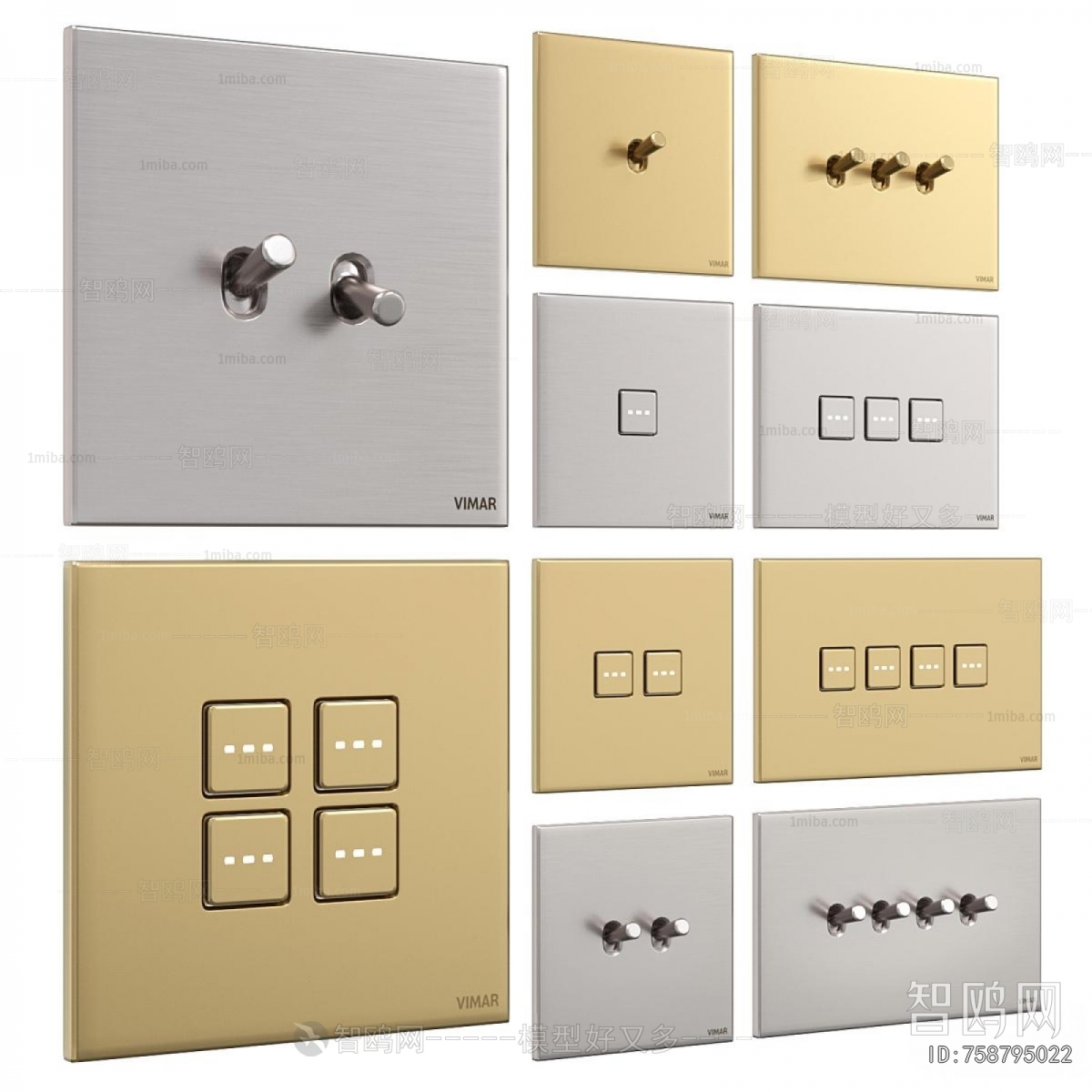 Modern Switch Socket Panel
