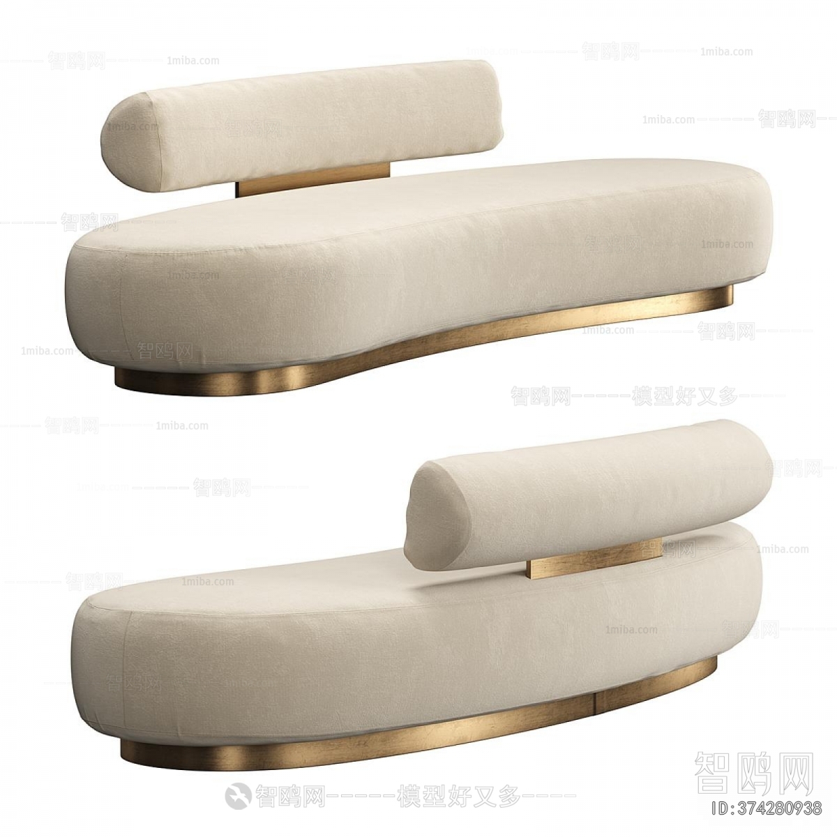 Modern Curved Sofa