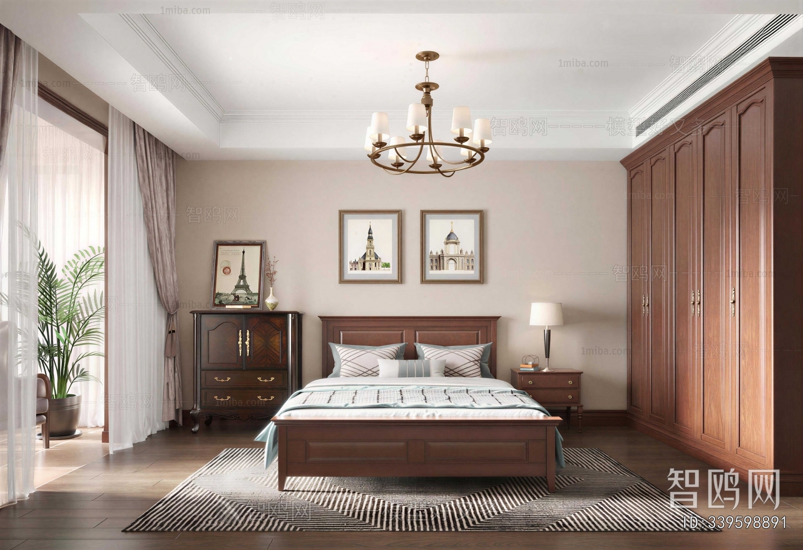 American Style Bedroom