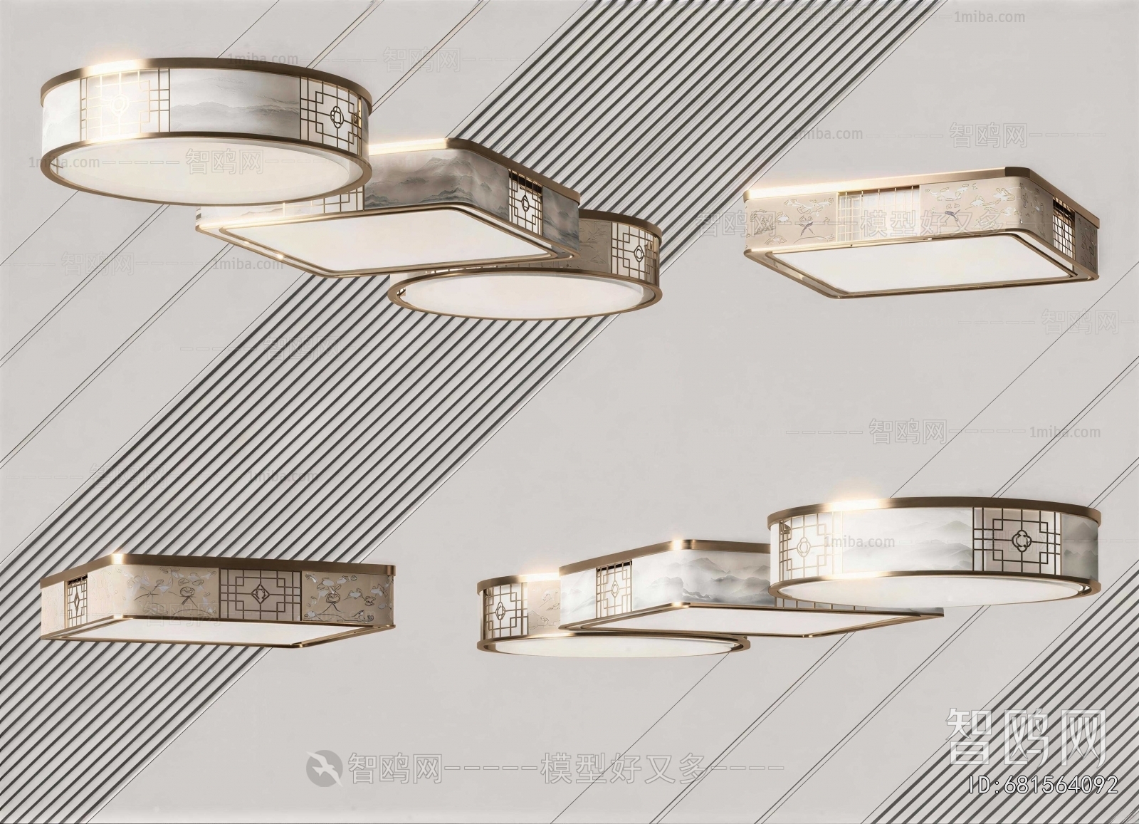 New Chinese Style Ceiling Ceiling Lamp