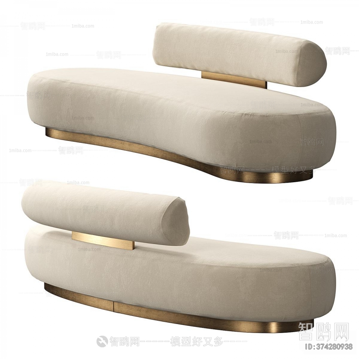 Modern Curved Sofa
