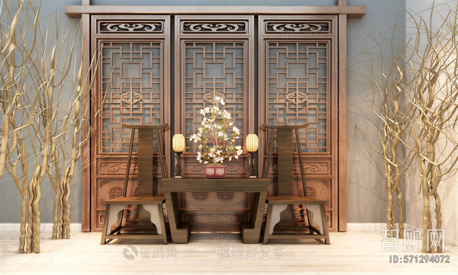 New Chinese Style Console