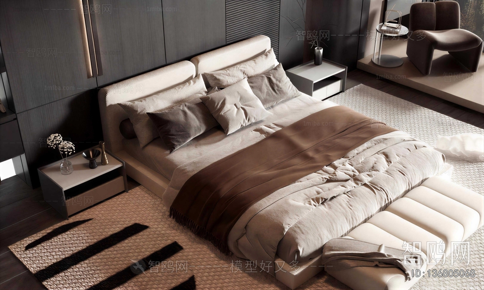Modern Double Bed