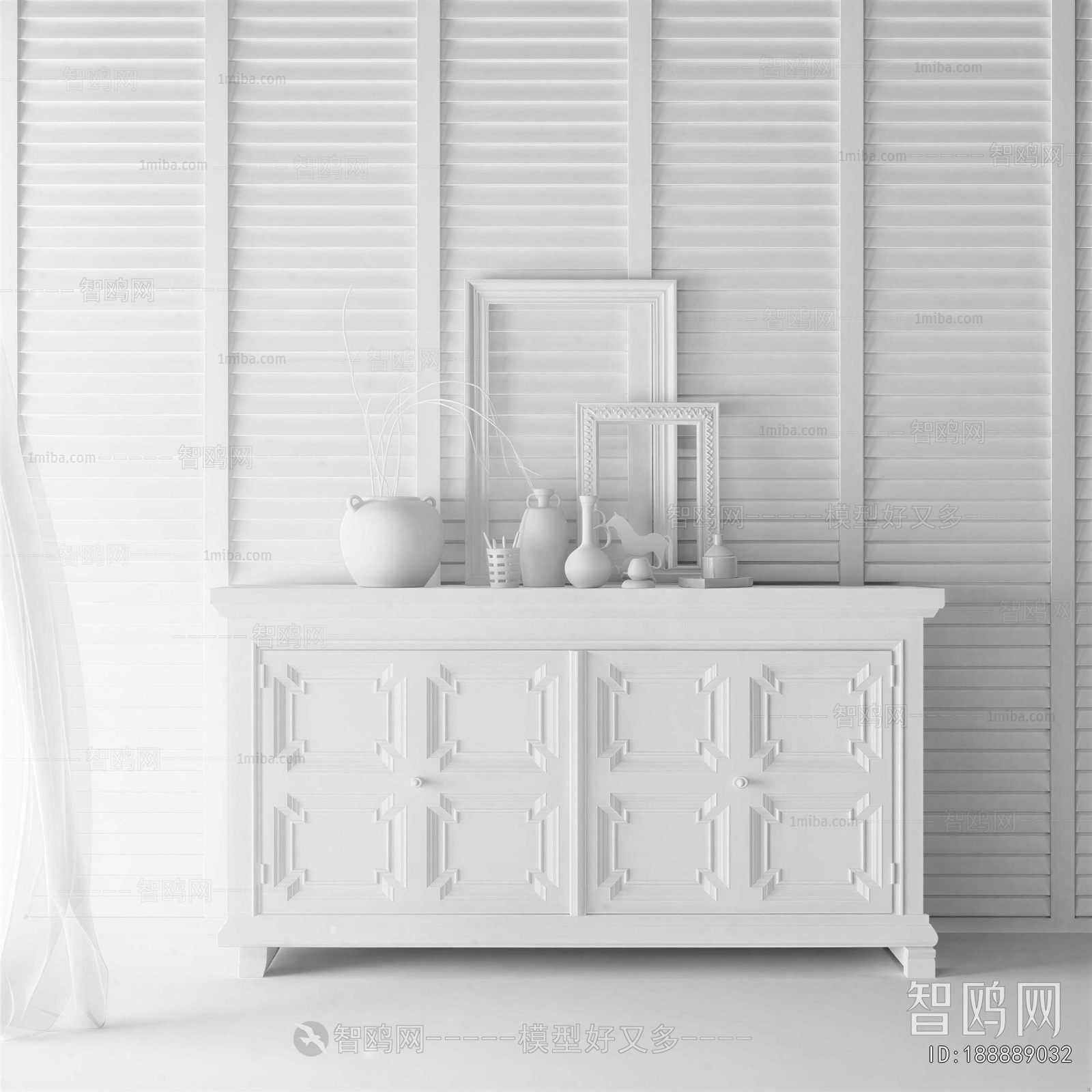European Style Entrance Cabinet