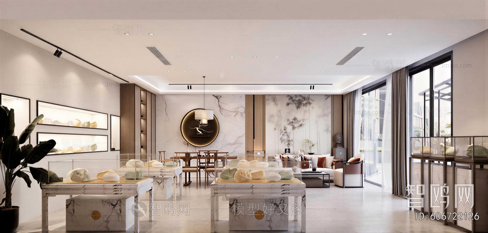 New Chinese Style Exhibition Hall