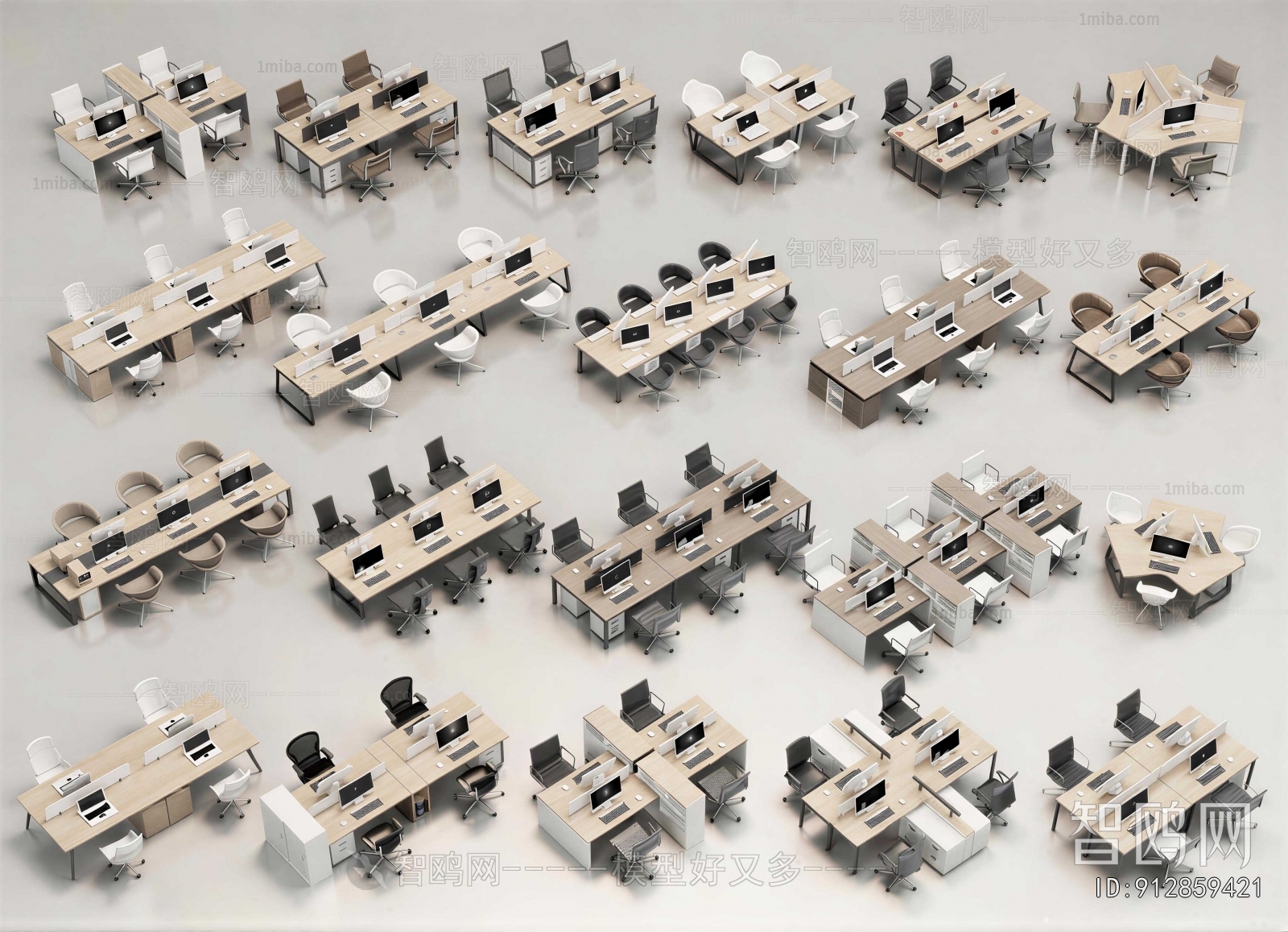 Modern Office Desk And Chair