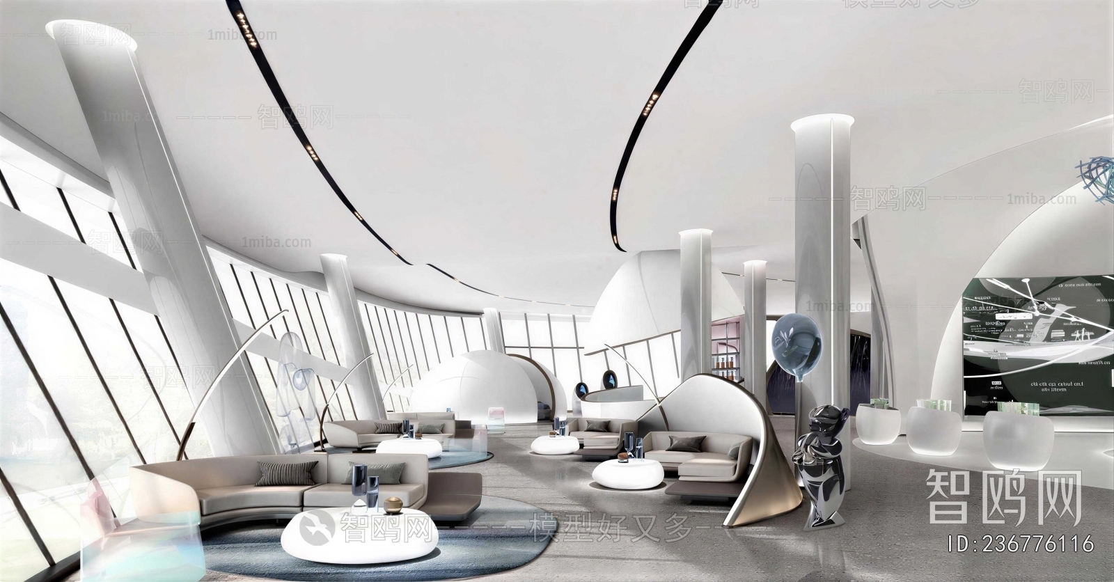 Modern Real Estate Sales Office