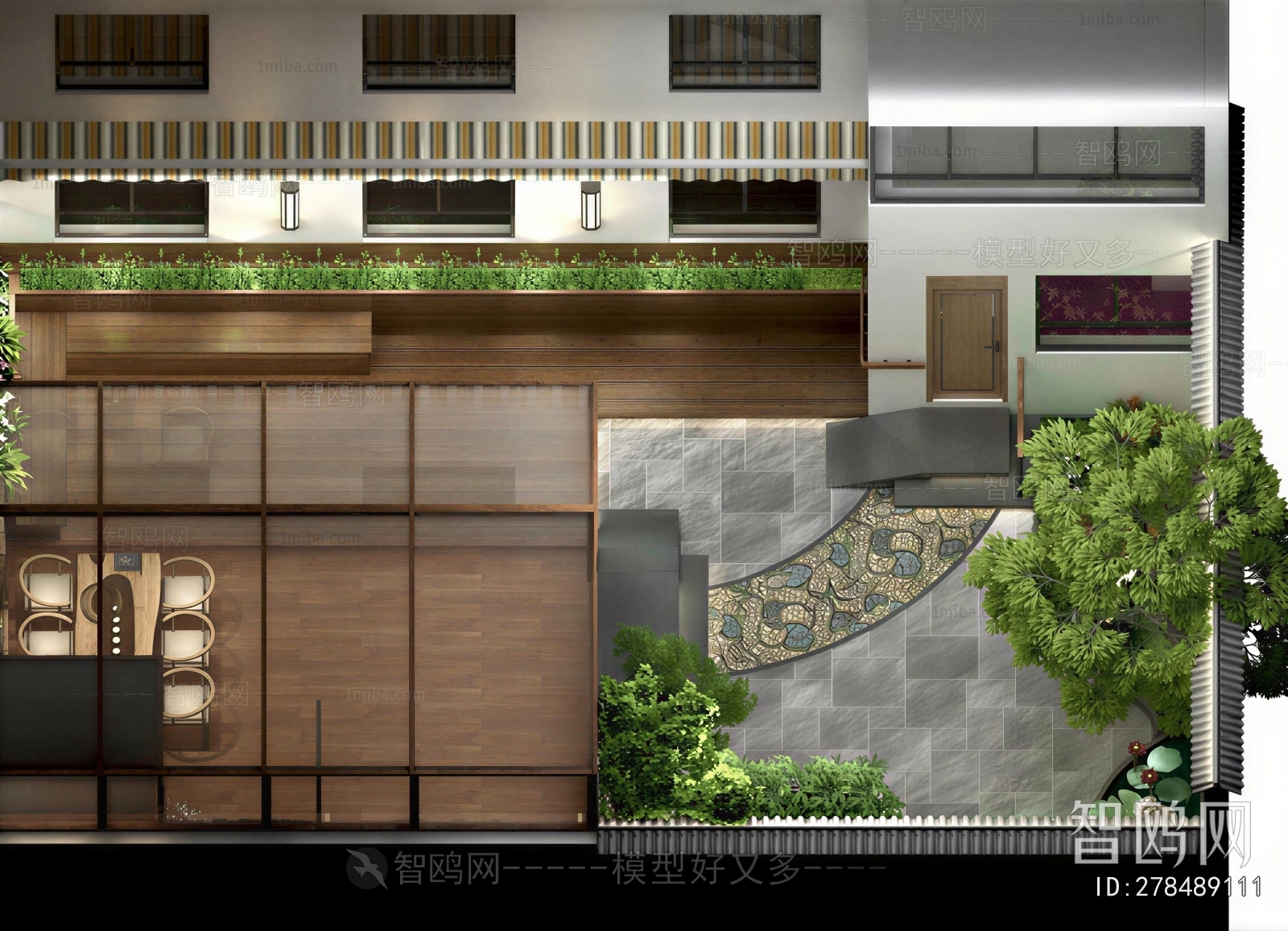 New Chinese Style Courtyard/landscape