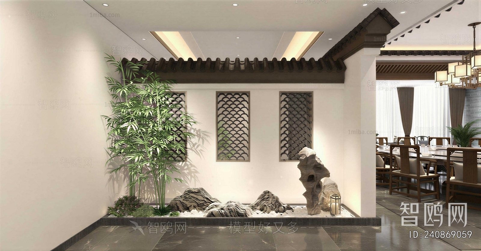 New Chinese Style Plant Landscaping