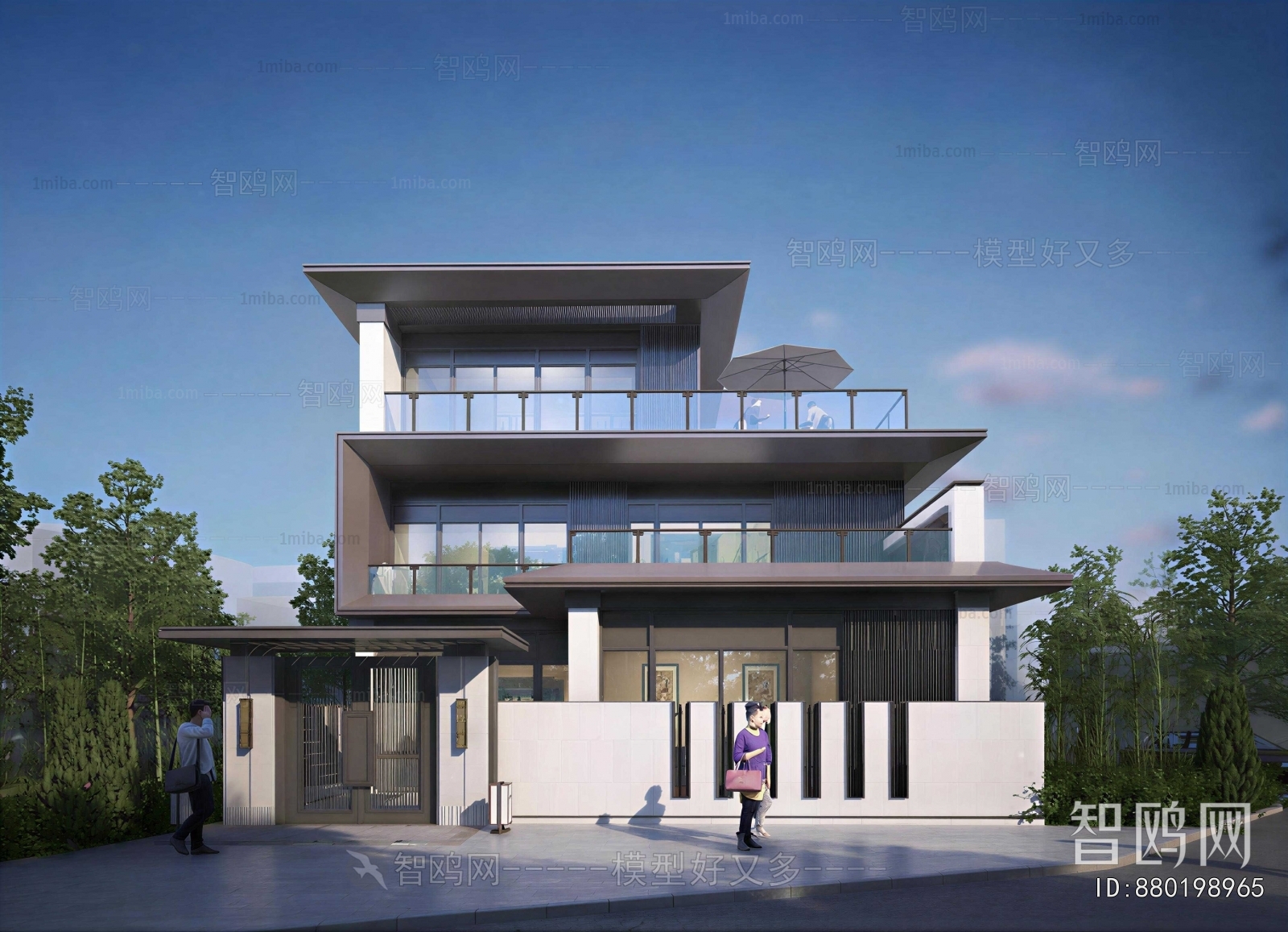 New Chinese Style Detached Villa