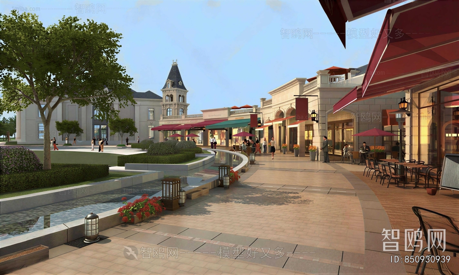 French Style Commercial Street