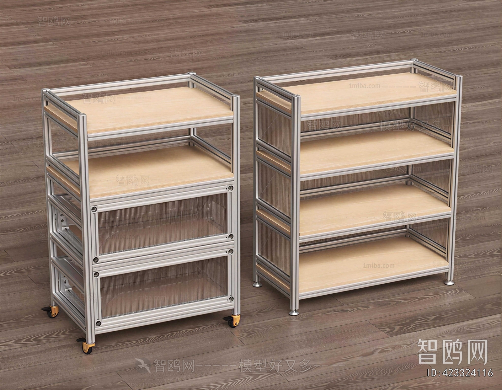 Modern Supermarket Shelf