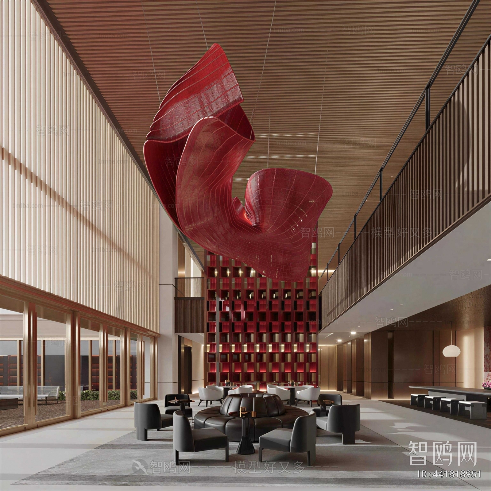 New Chinese Style Lobby Hall