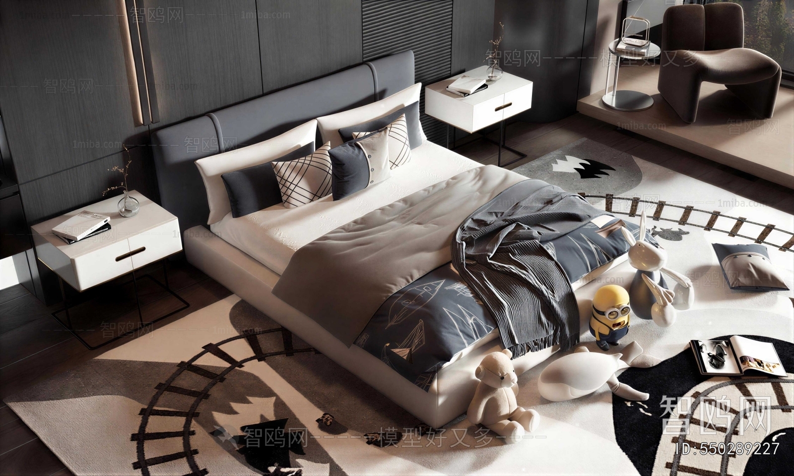 Modern Double Bed