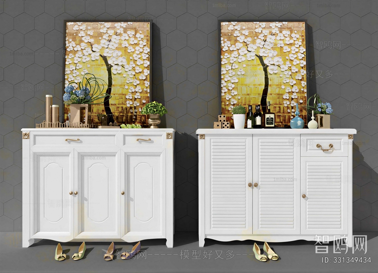 American Style Shoe Cabinet