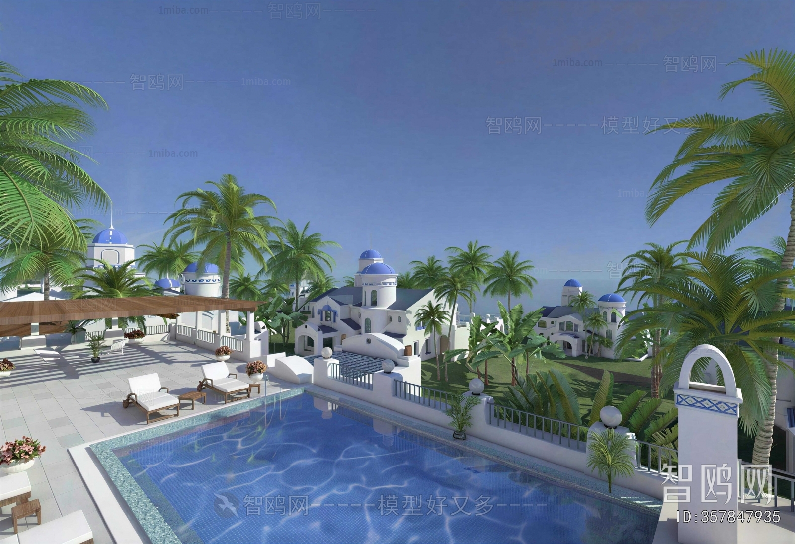 Mediterranean Style Swimming Pool
