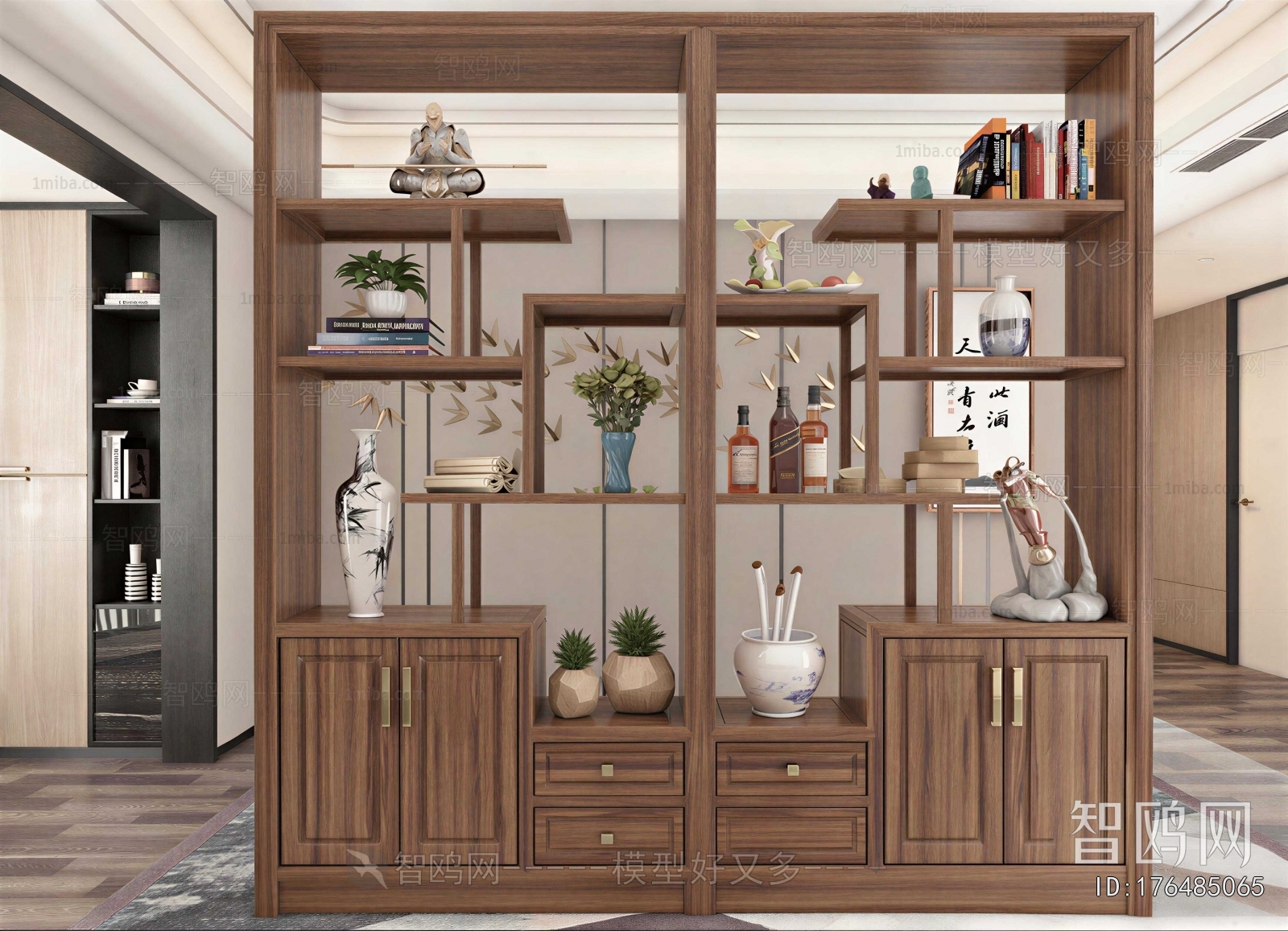 New Chinese Style Antique Rack