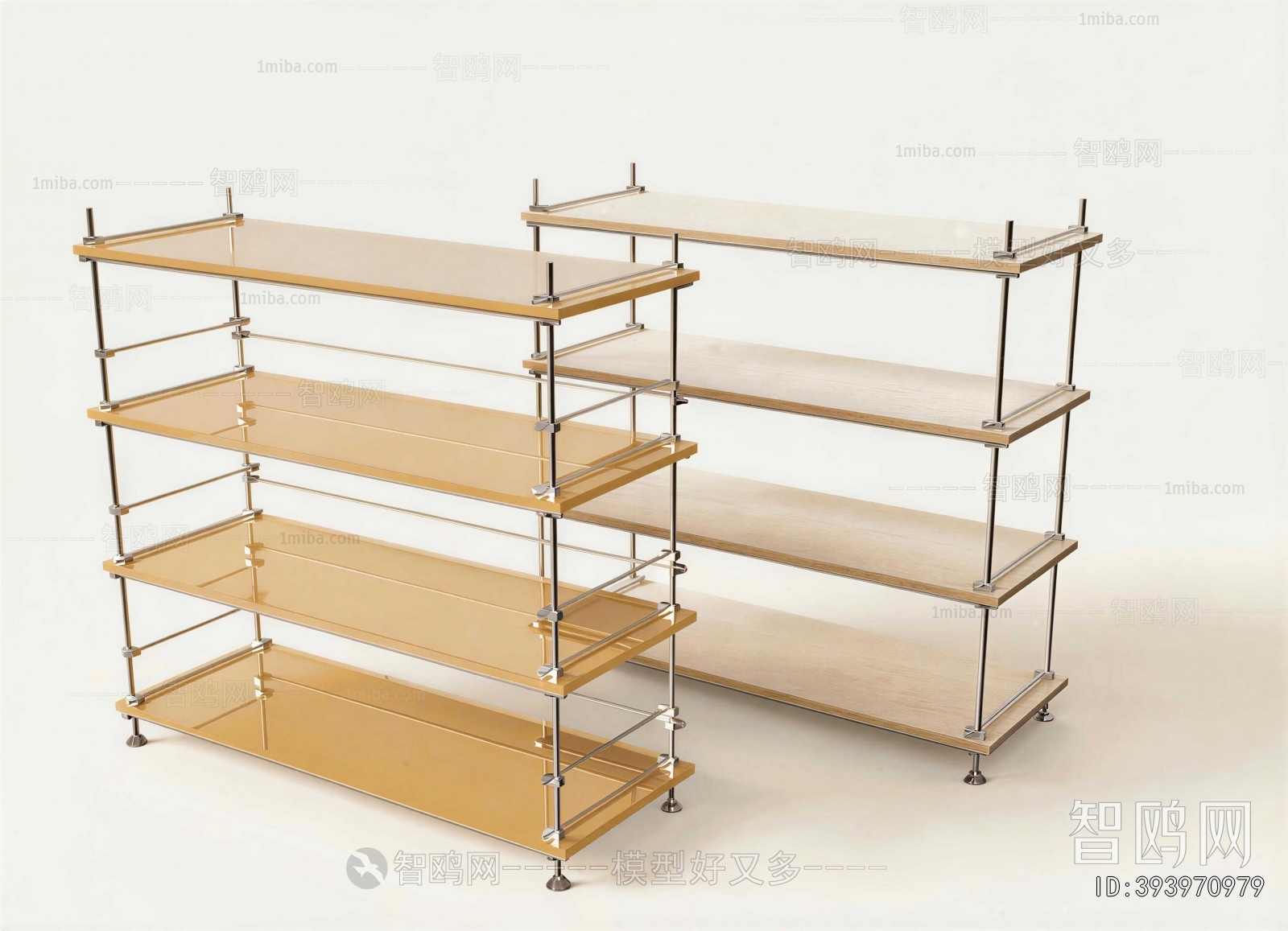Modern Supermarket Shelf