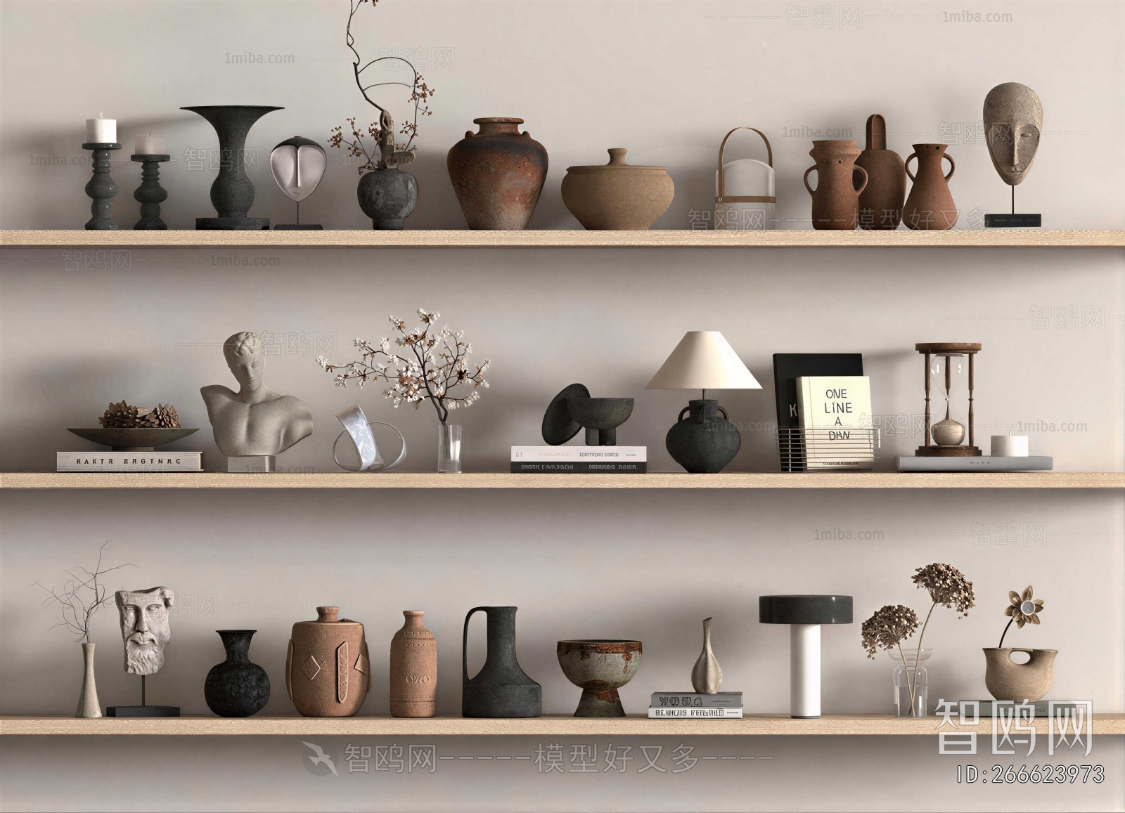Wabi-sabi Style Clay Pot