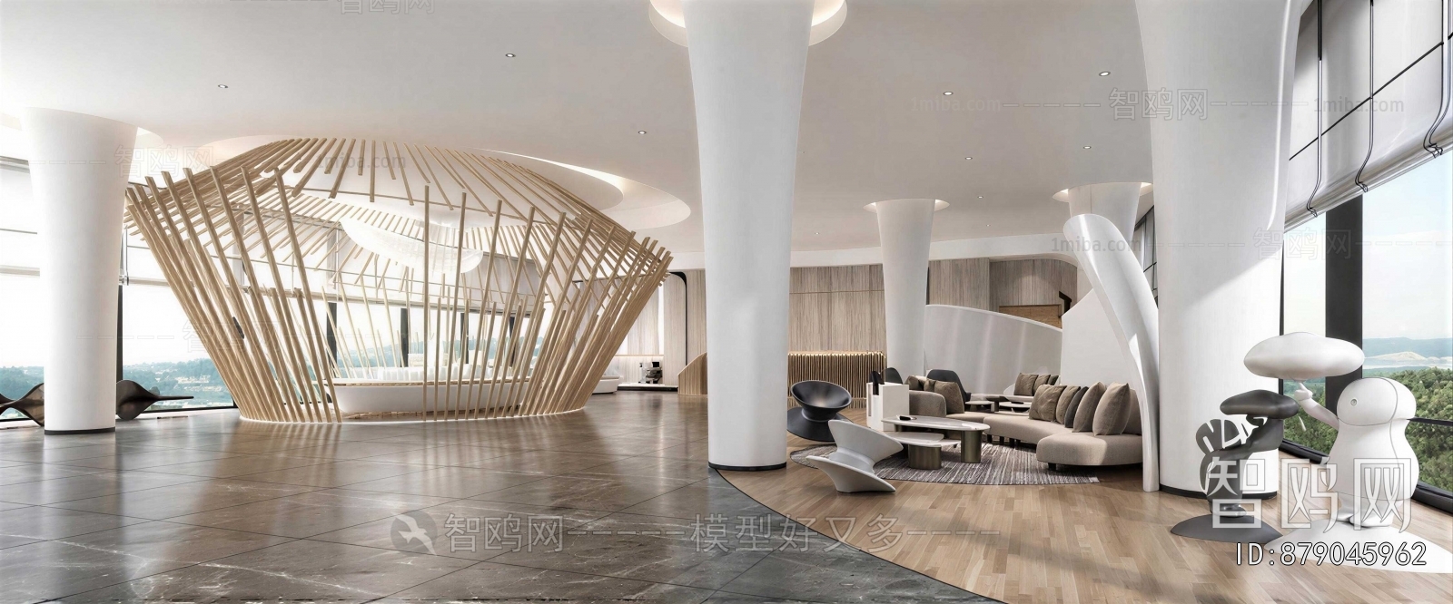 Nordic Style Real Estate Sales Office