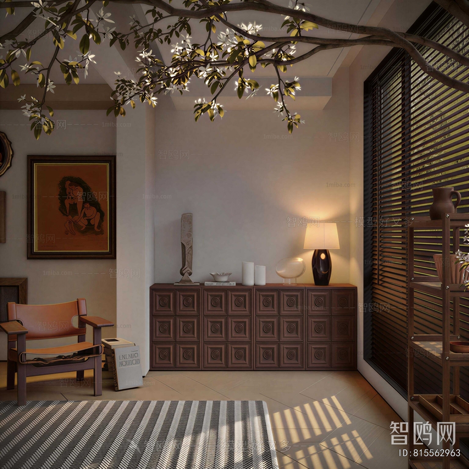 Wabi-sabi Style A Living Room