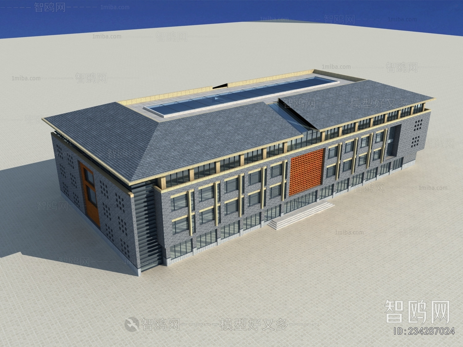 New Chinese Style Public Building