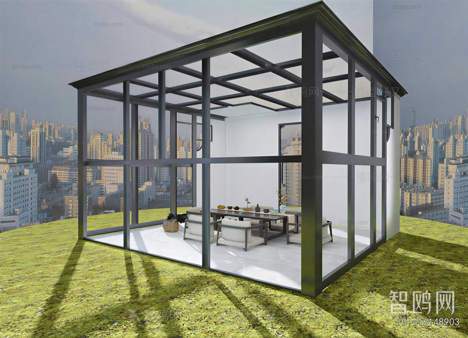 Modern Glass Sunshine Room