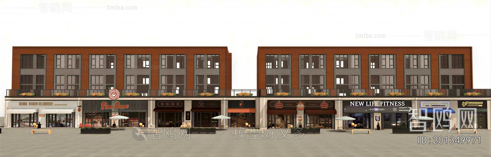 Modern Appearance Of Commercial Building