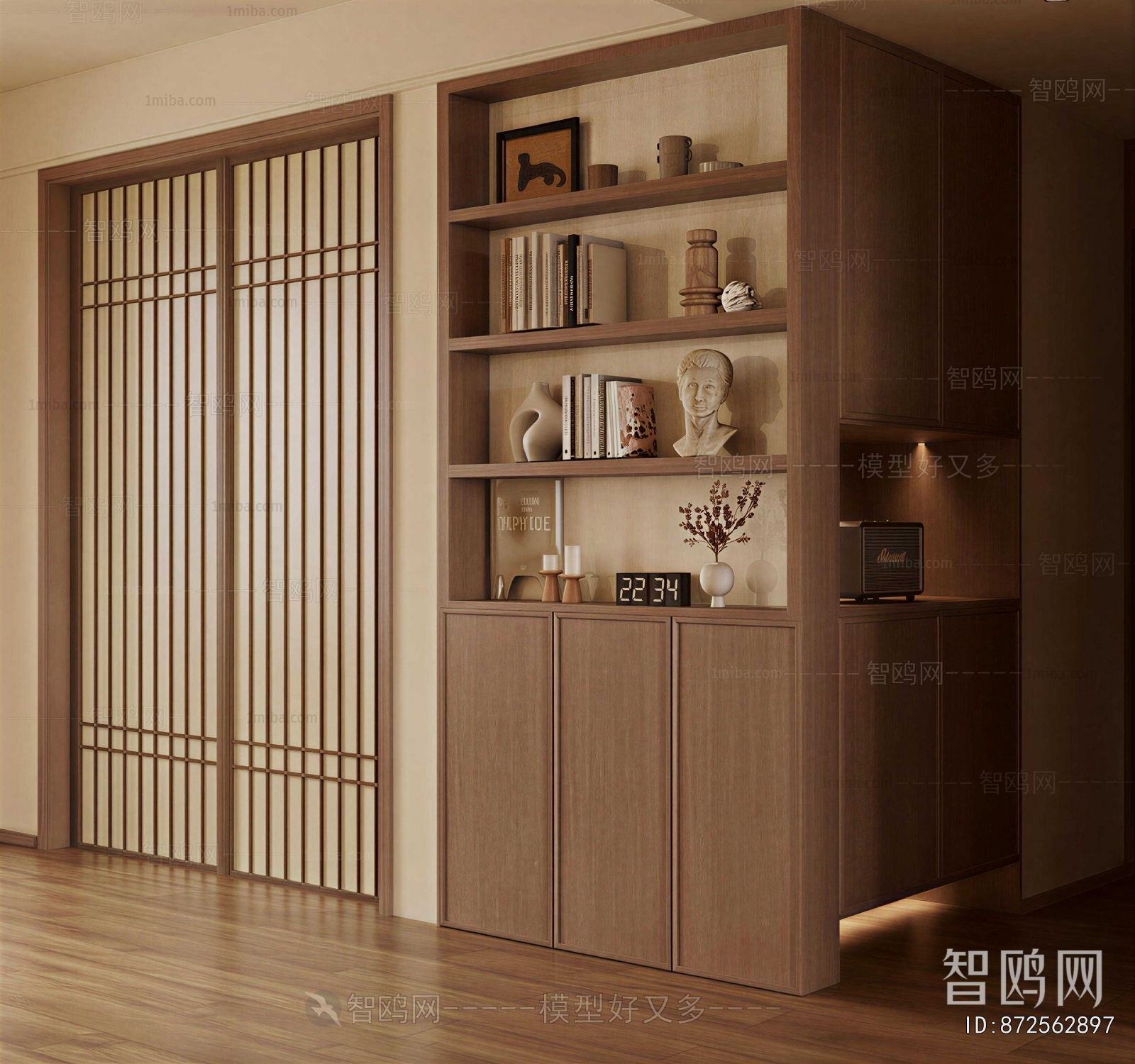 New Chinese Style Entrance Cabinet