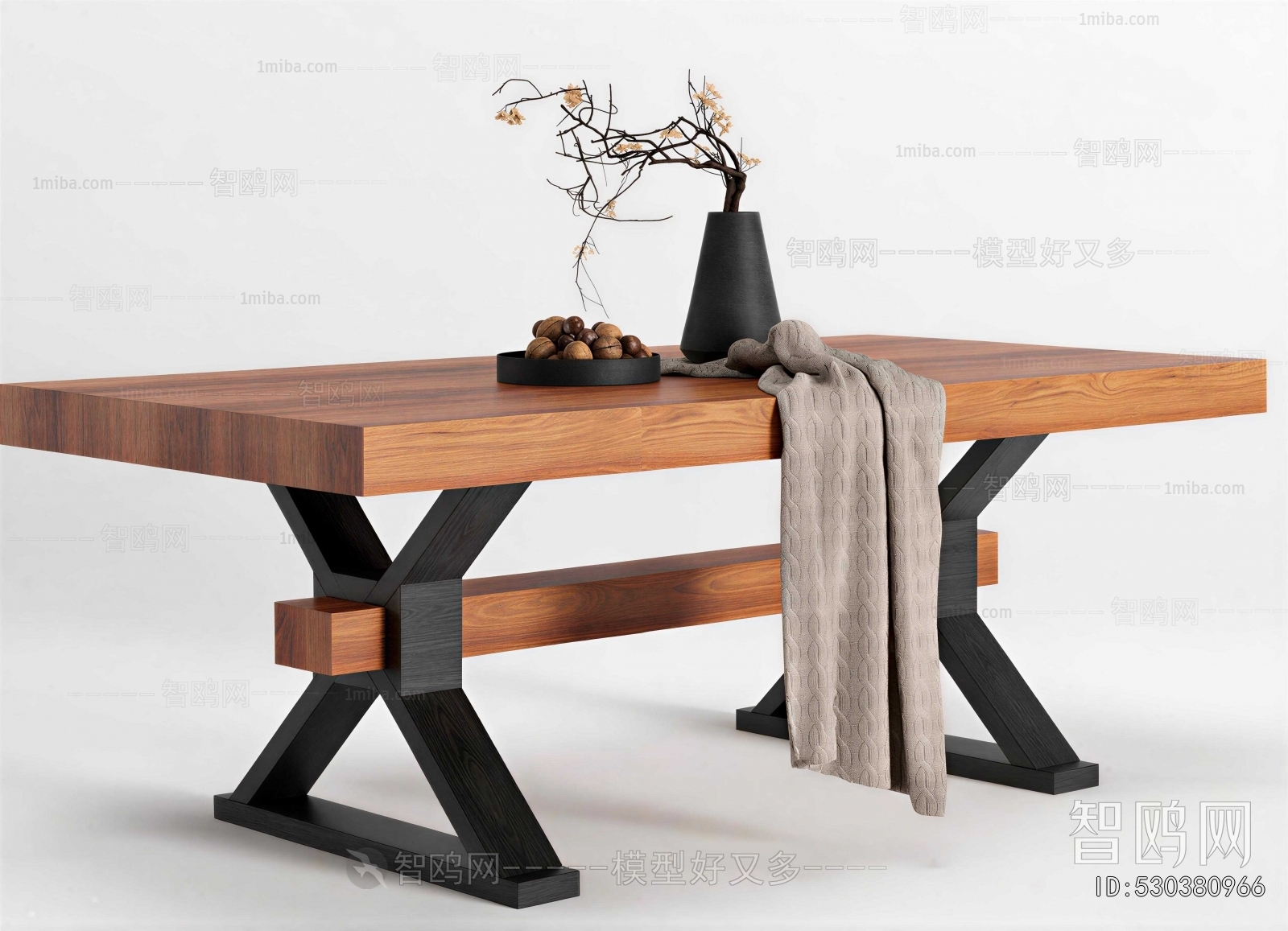 Wabi-sabi Style Dining Table