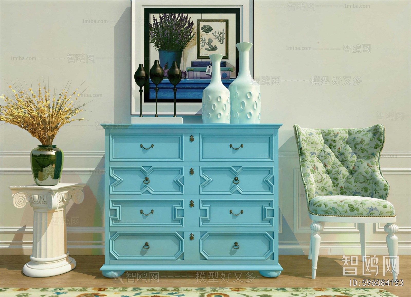 Mediterranean Style Chest Of Drawers