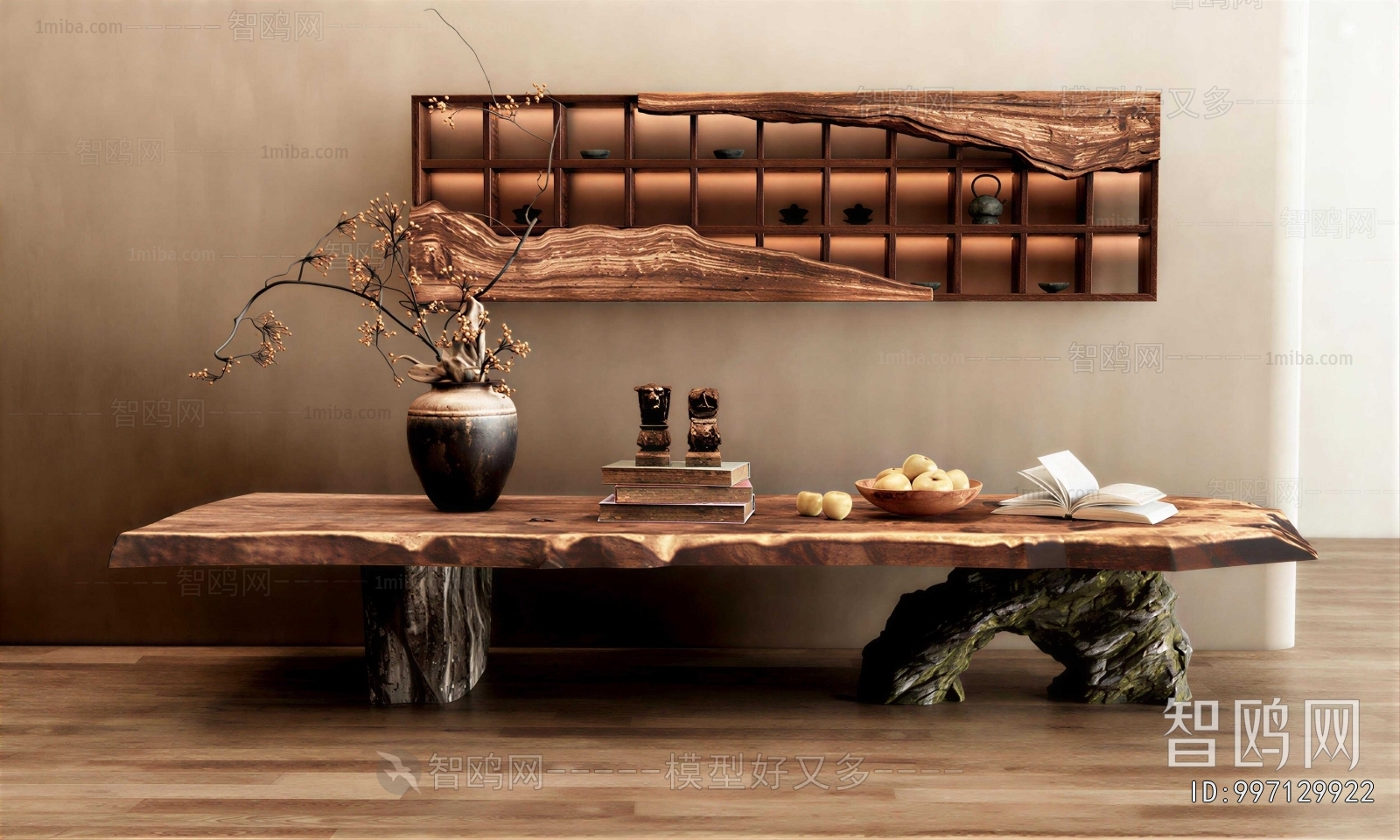 Wabi-sabi Style Console