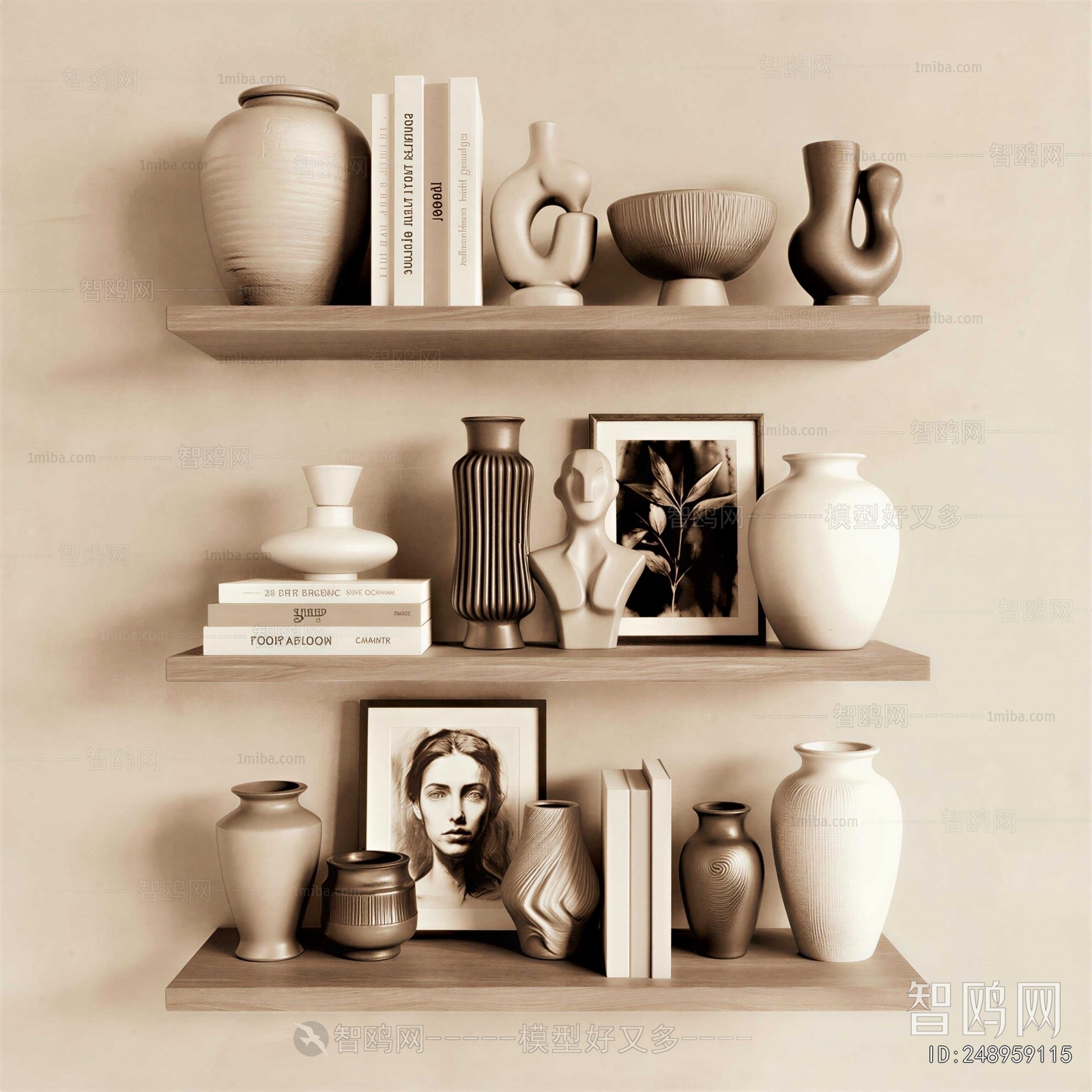 Wabi-sabi Style Decorative Set