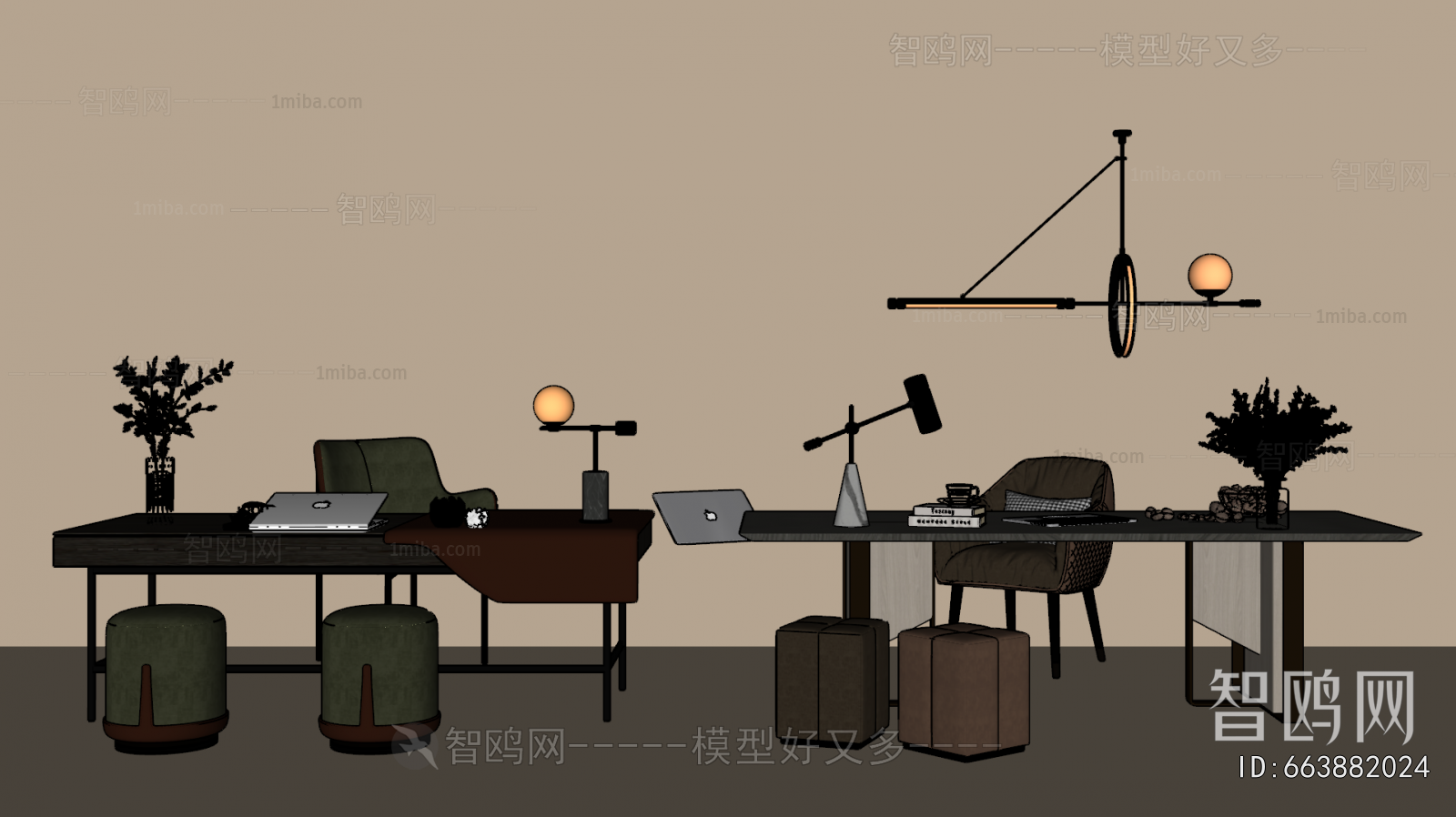Modern Computer Desk And Chair