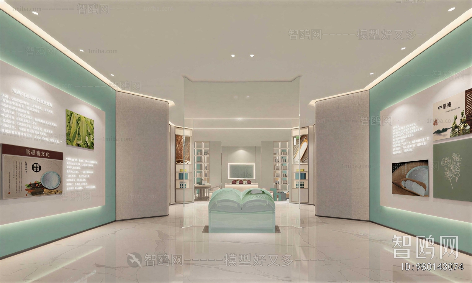 New Chinese Style Exhibition Hall