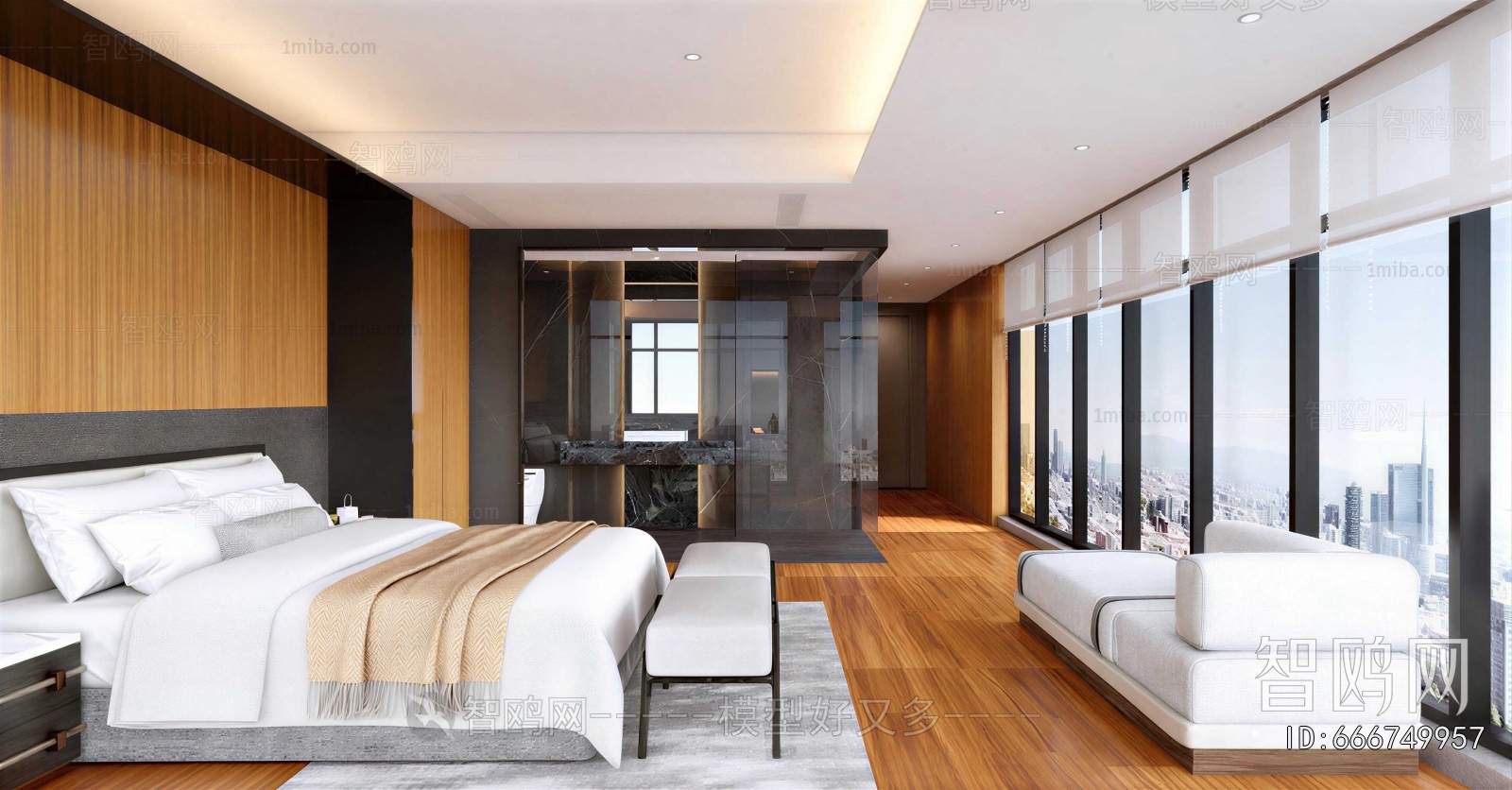 Modern Guest Room