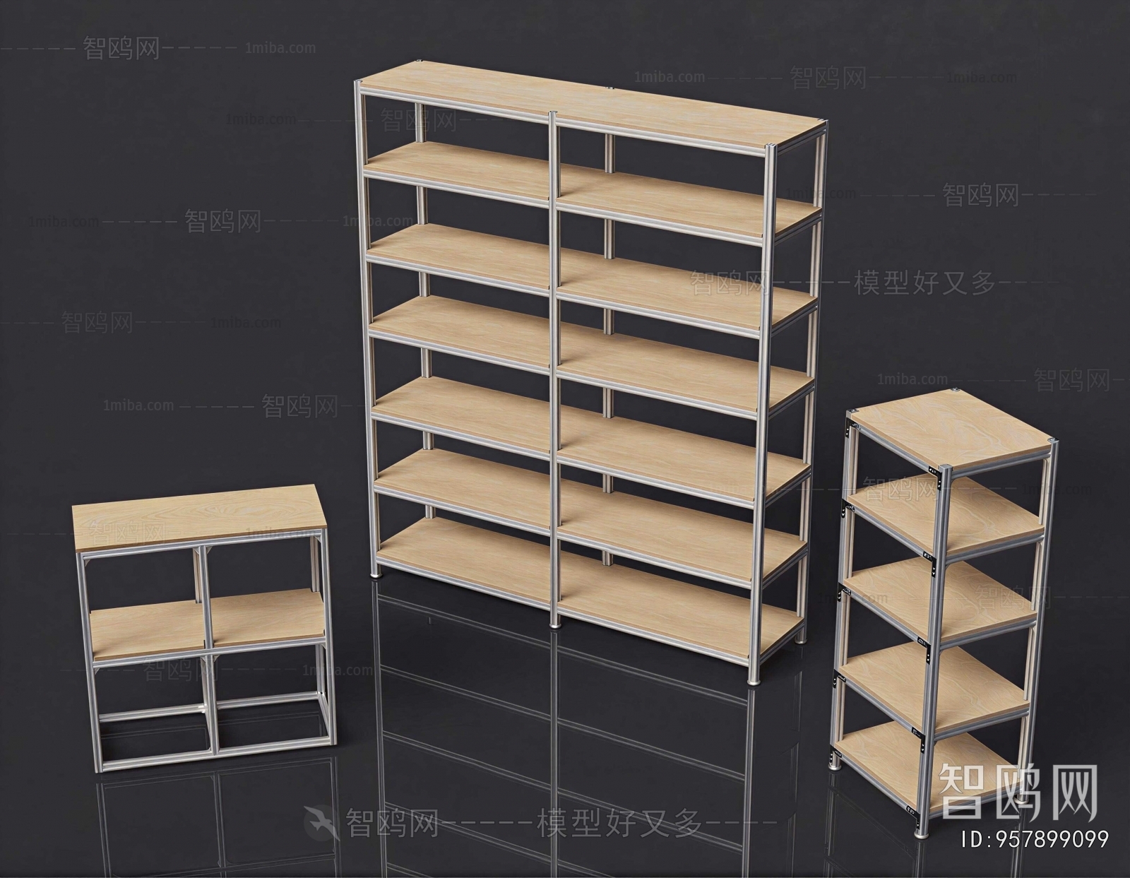 Modern Supermarket Shelf
