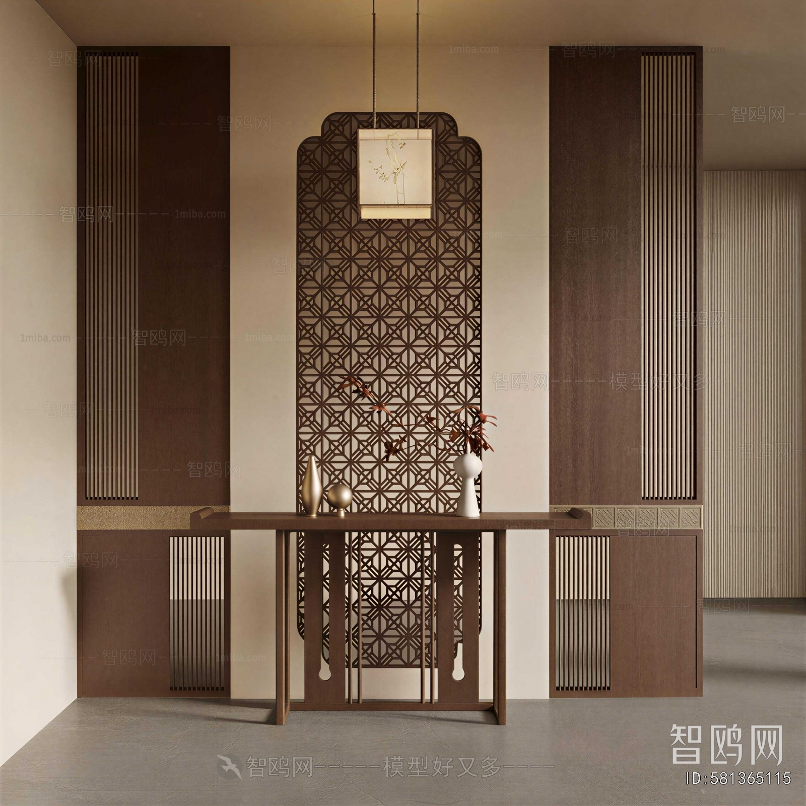 New Chinese Style Hallway
