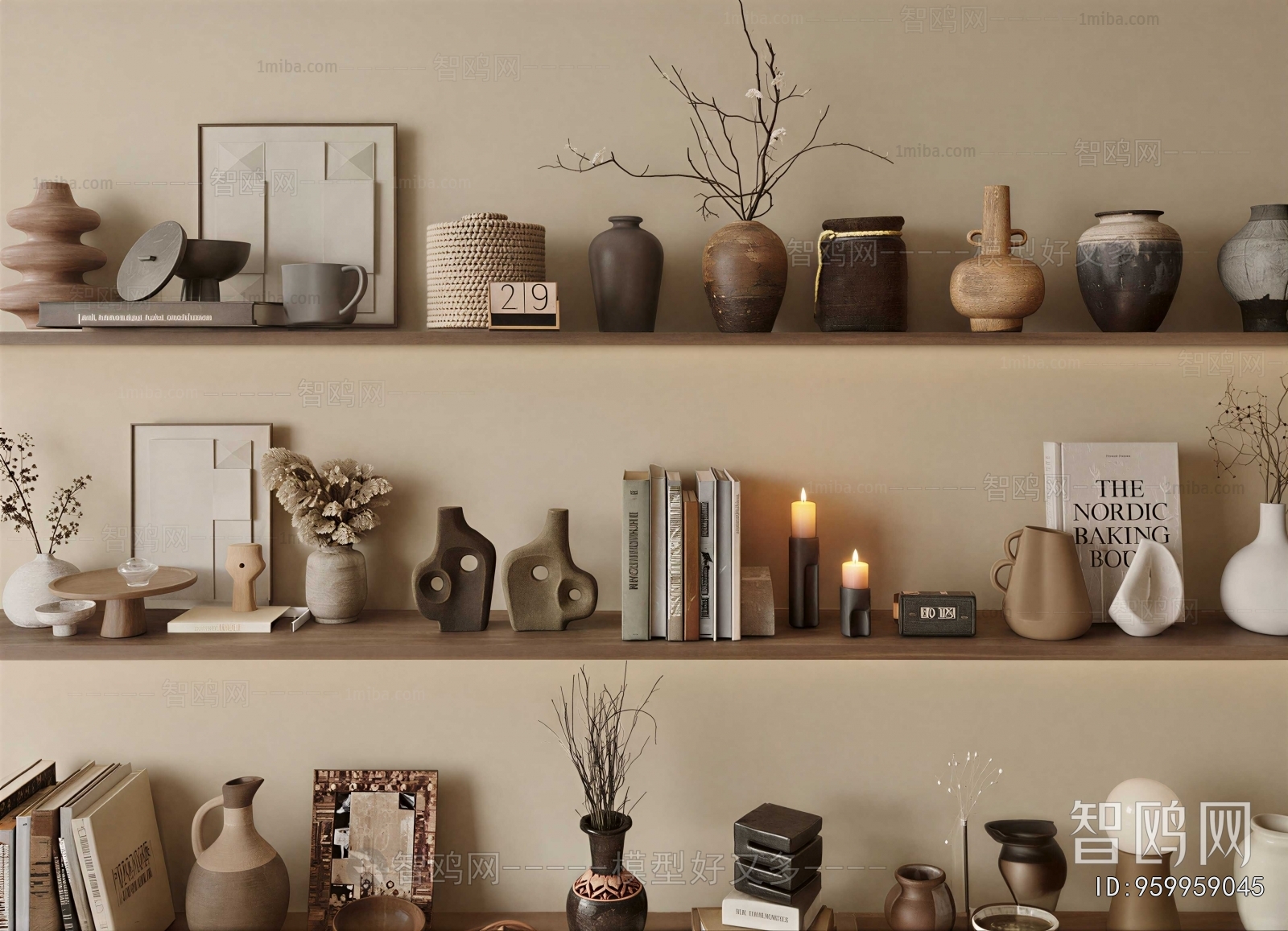 Wabi-sabi Style Decorative Set