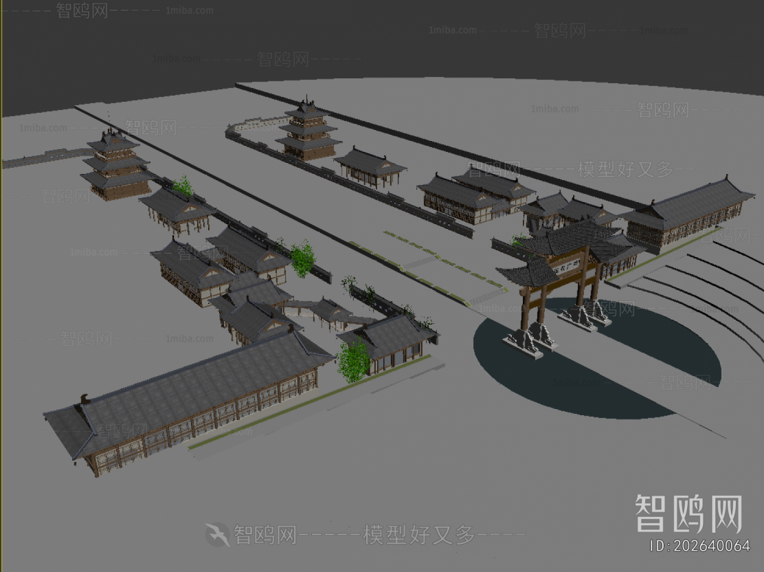 New Chinese Style Commercial Street
