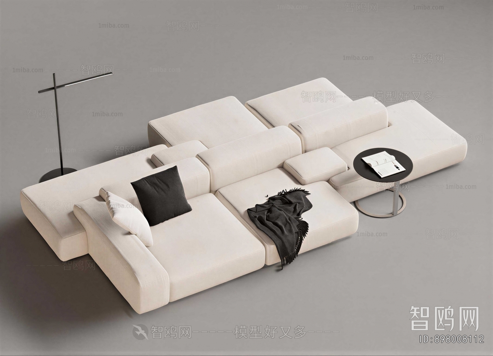 Modern Multi Person Sofa