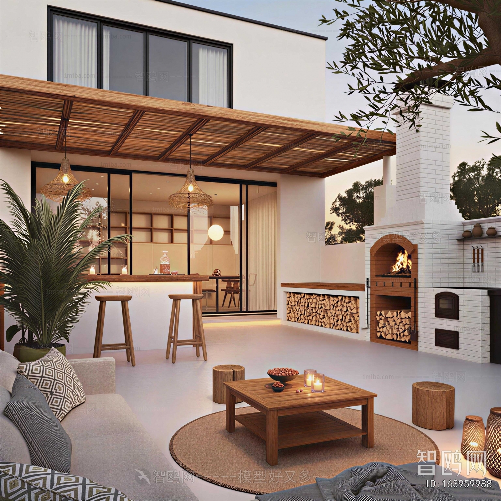 Modern Courtyard/landscape