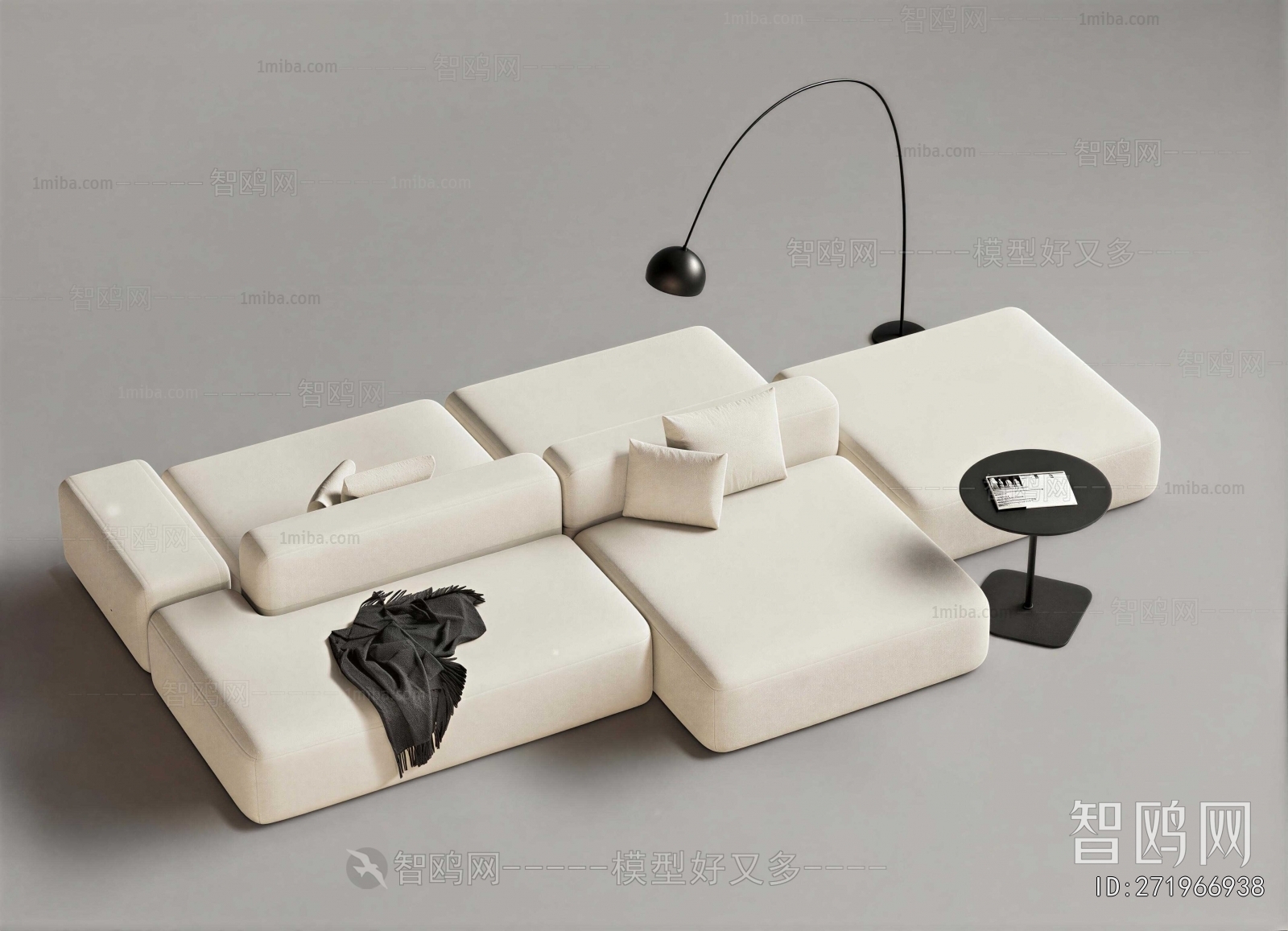Modern Multi Person Sofa