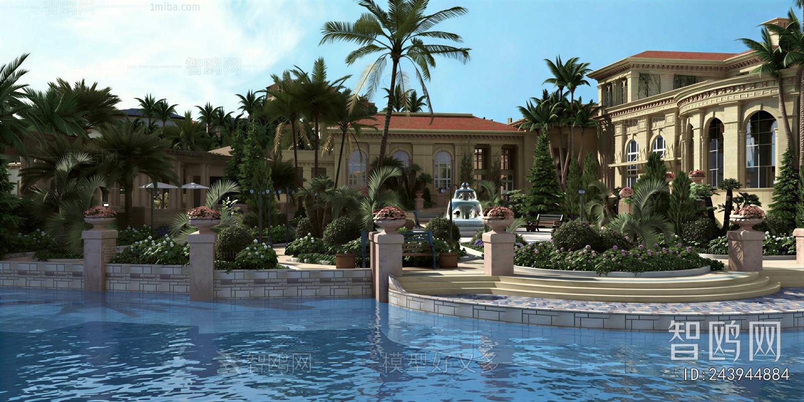 New Classical Style Swimming Pool