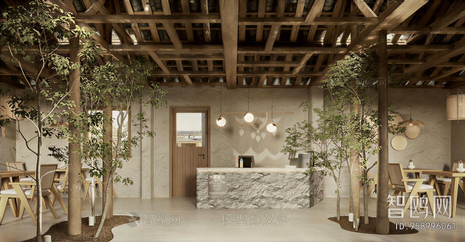 Wabi-sabi Style Restaurant